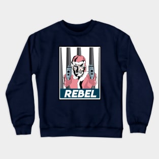 Rebel Santa Prison Break Crewneck Sweatshirt